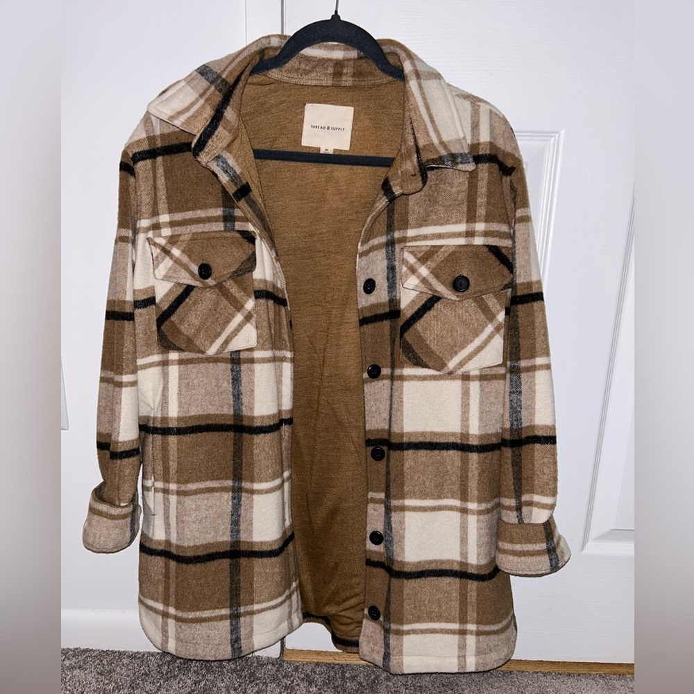 Thread & Supply Plaid Shacket